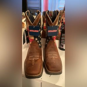 American flag Durango womens boots, never worn